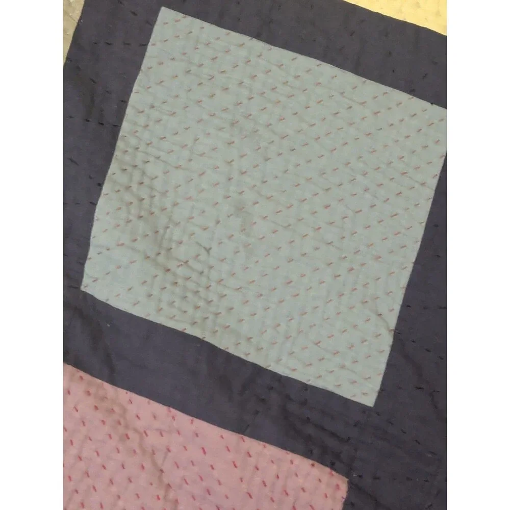 Garnett Hill Cotton Linen Blend Queen Double Luxury Cabincore Cottagecore Quilt